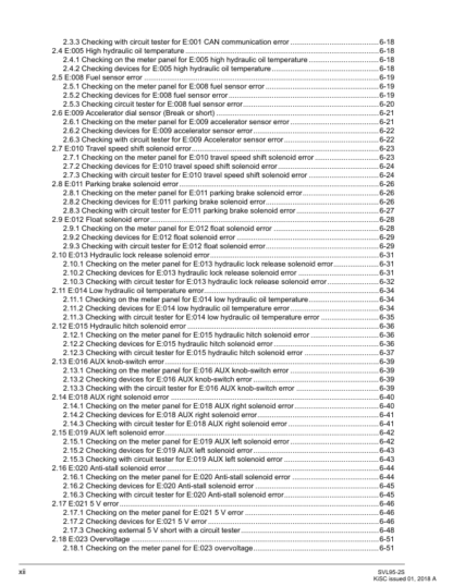 Kubota SVL95-2s Loader Workshop Manual - Image 7