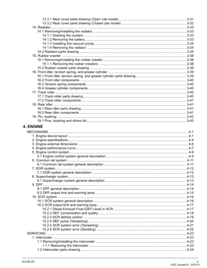 Kubota SVL95-2s Loader Workshop Manual - Image 12