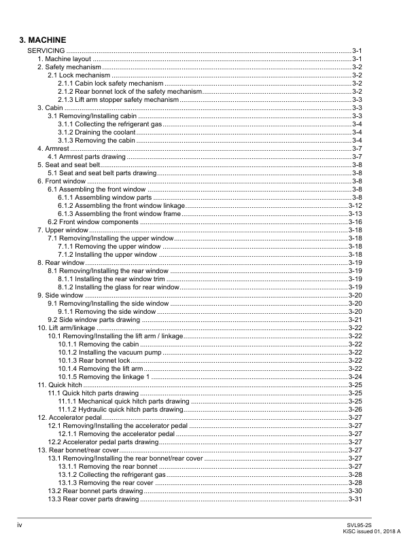 Kubota SVL95-2s Loader Workshop Manual - Image 11