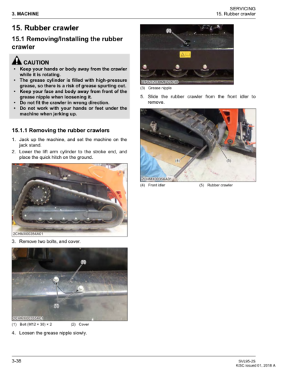 Kubota SVL95-2s Loader Workshop Manual - Image 21