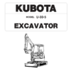 Kubota U-30-5 Excavator Parts Catalog - Image 2
