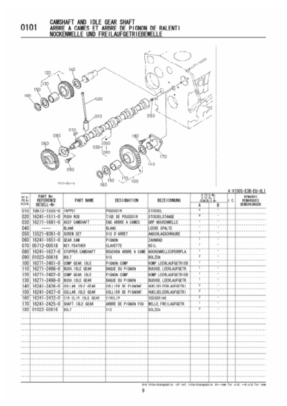 Kubota V1505-E38-EU Engine Parts Manual - Image 5