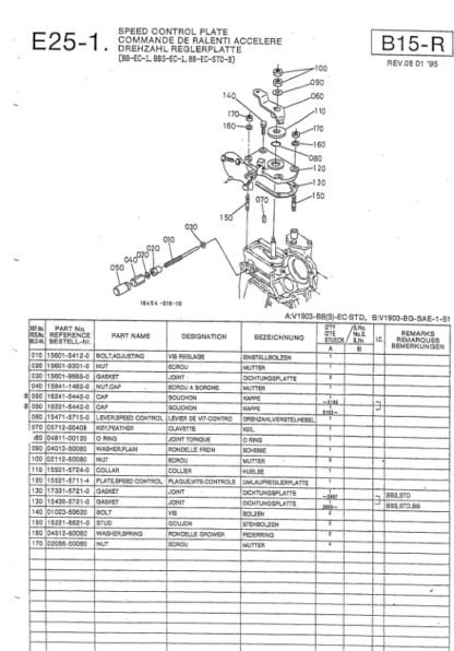Kubota V1903-BB-EC Diesel Engine Parts Manual - Image 10