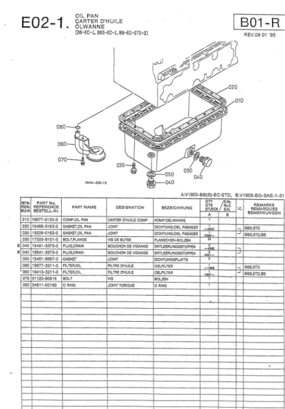 Kubota V1903-BB-EC Diesel Engine Parts Manual - Image 9