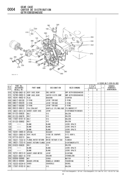 Kubota V2003-M-T-E2B-EU Diesel Engine Parts Manual - Image 6