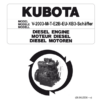 Kubota V2003-M-T-E2B-EU Diesel Engine Parts Manual - Image 2