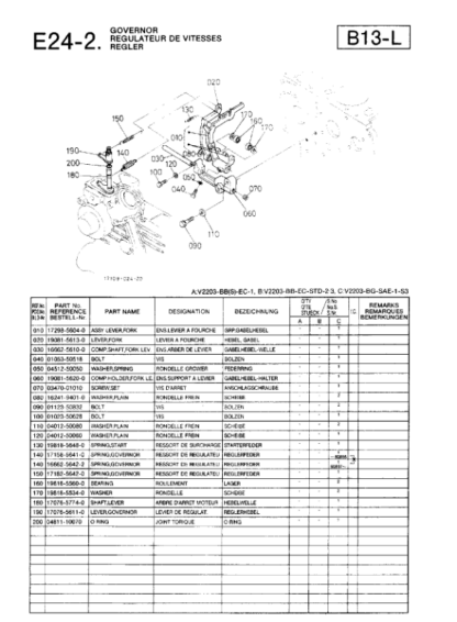 Kubota V2203 Diesel Engine Parts Catalog - Image 11