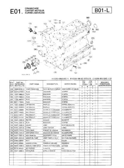 Kubota V2203 Diesel Engine Parts Catalog - Image 6