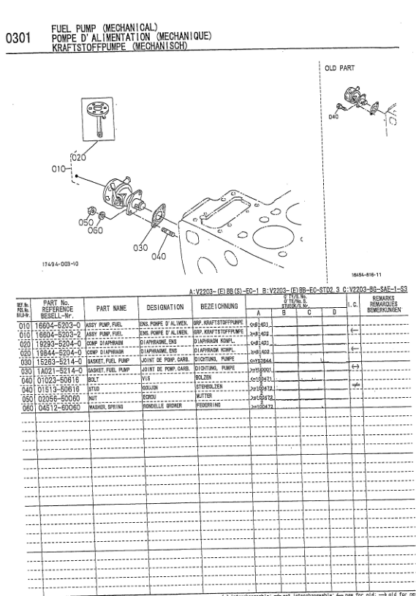 Kubota V2203-EBB-EC-1 Engine Parts Manual - Image 8