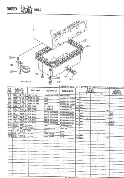 Kubota V2203-EBB-EC-1 Engine Parts Manual - Image 5
