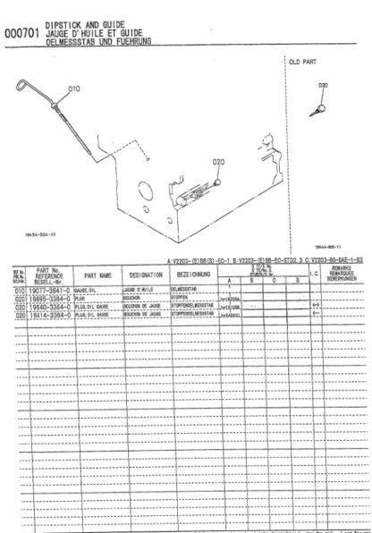 Kubota V2203-EBB-EC-1 Engine Parts Manual - Image 6
