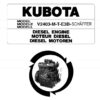 Kubota V2403-M-T-E3B-SHF-1 Diesel Engine Parts Manual - Image 2