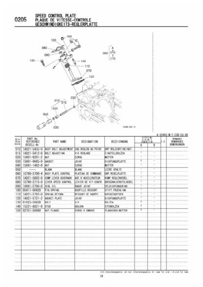 Kubota V2403-M-T-E3B-SHF-1 Diesel Engine Parts Manual - Image 8
