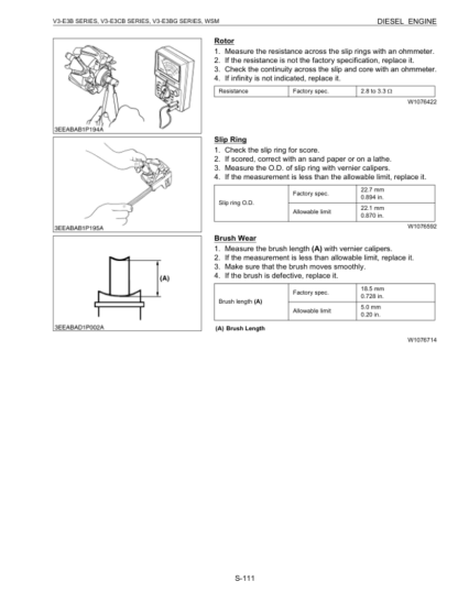Kubota V3-E3B, V3-E3CB, V3-E3BG Diesel Engine Workshop Manual - Image 11