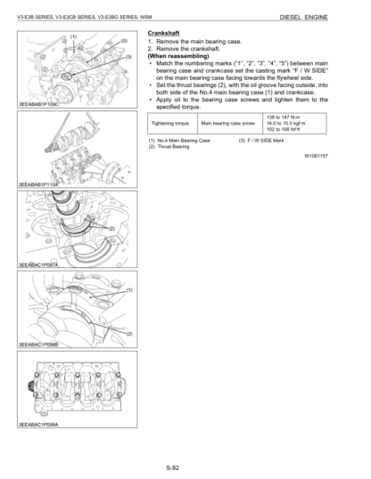 Kubota V3-E3B, V3-E3CB, V3-E3BG Diesel Engine Workshop Manual - Image 10