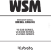 Kubota V3-E3B, V3-E3CB, V3-E3BG Diesel Engine Workshop Manual - Image 2