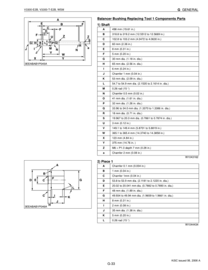Kubota V3300-E2B, V3300-T-E2B Diesel Engine Workshop Manual - Image 9