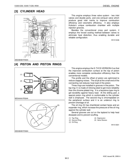 Kubota V3300-E2B, V3300-T-E2B Diesel Engine Workshop Manual - Image 10