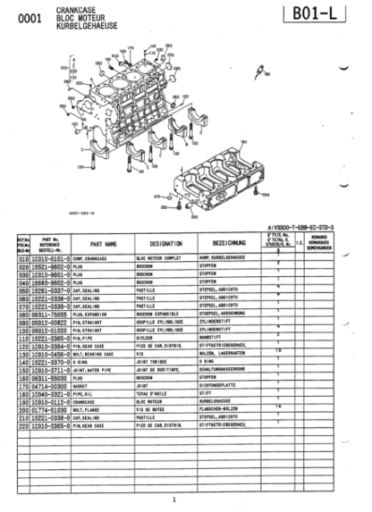 Kubota V3300 Diesel Engine Parts Catalog - Image 4