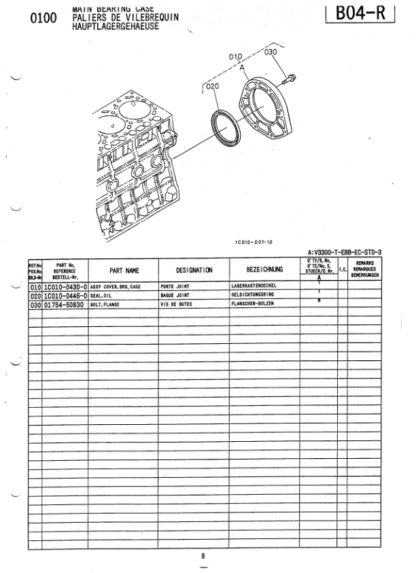 Kubota V3300 Diesel Engine Parts Catalog - Image 6