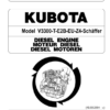 Kubota V3300-T-E2B Diesel Engine Parts Manual - Image 2