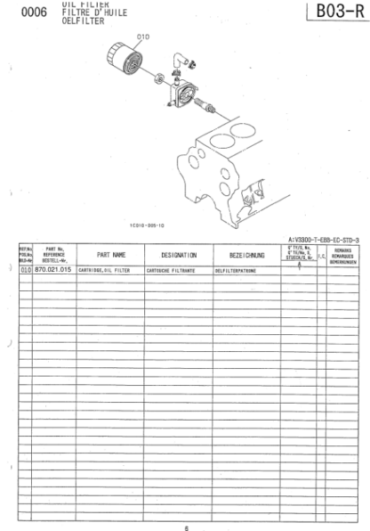 Kubota V3300-T-EBB-EC-STD3 Diesel Engine Parts Manual - Image 6