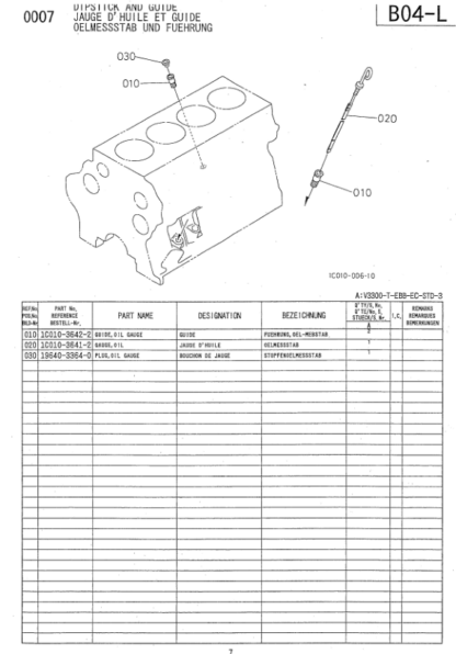 Kubota V3300-T-EBB-EC-STD3 Diesel Engine Parts Manual - Image 7
