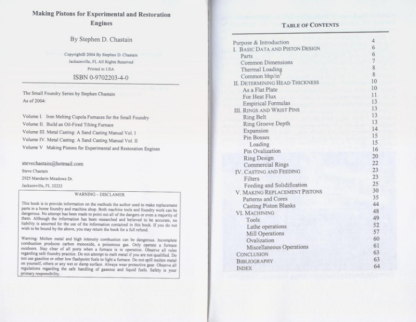 Making Pistons For Experimental And Restoration Engines - S.Chastain - Image 2