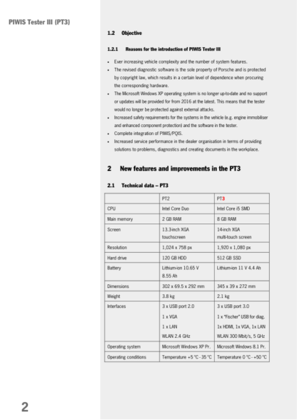 Manual PIWIS Tester III Operating Instructions - Image 6