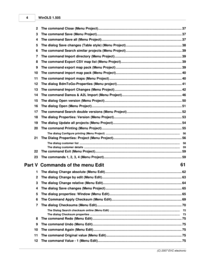 Manual WinOLS 1.505 C 2007 EVC Electronic - Image 3