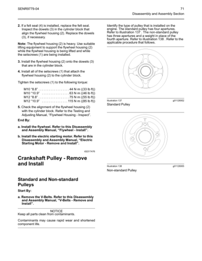 PERKINS 1103 and 1104 Disassembly and Assembly - Image 13