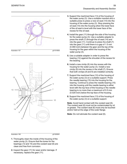 PERKINS 1103 and 1104 Disassembly and Assembly - Image 12