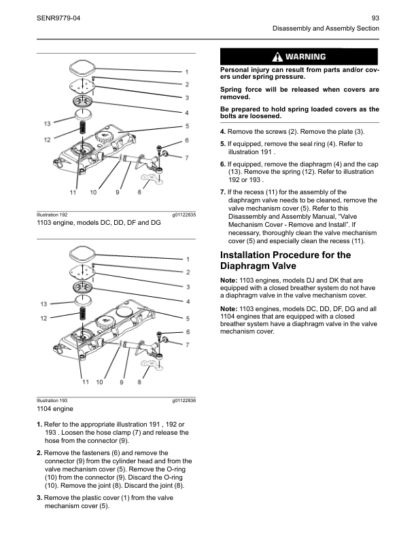 PERKINS 1103 and 1104 Disassembly and Assembly - Image 14