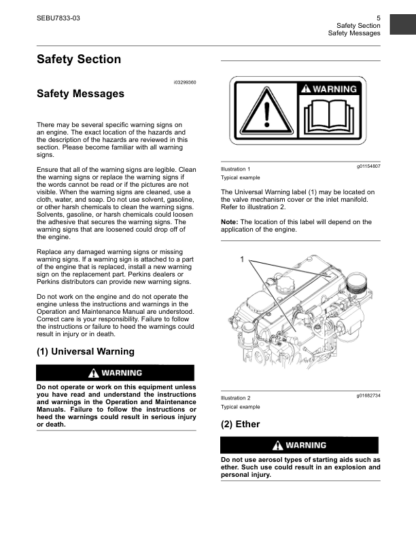 PERKINS 1103 and 1104C Operation - Image 6