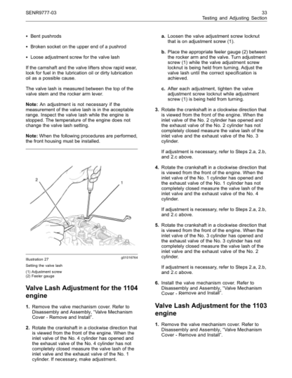 PERKINS 1103 and 1104C Testing and Adjusting - Image 8