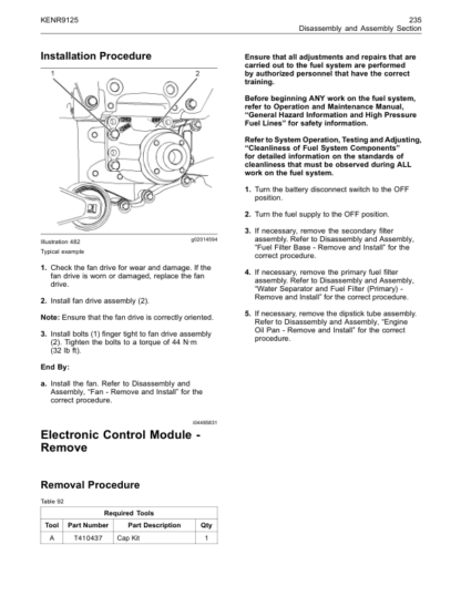 PERKINS 1204E Disassembly and Assembly - Image 9