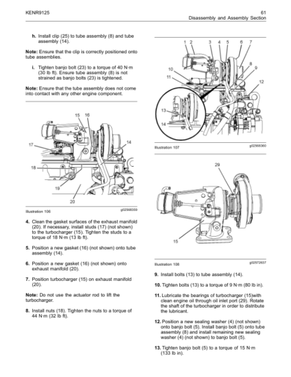 PERKINS 1204E Disassembly and Assembly - Image 13