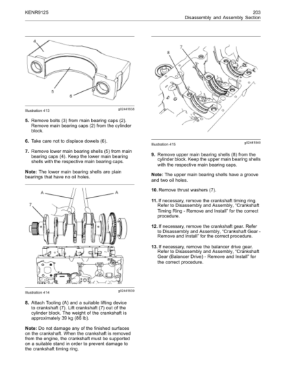 PERKINS 1204E Disassembly and Assembly - Image 8