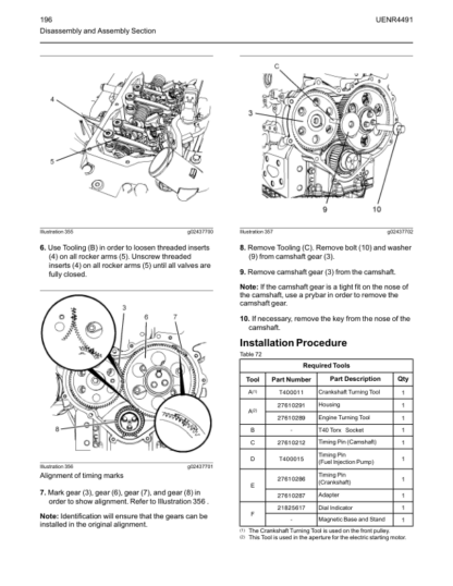 PERKINS 1204F Disassembly and Assembly - Image 8