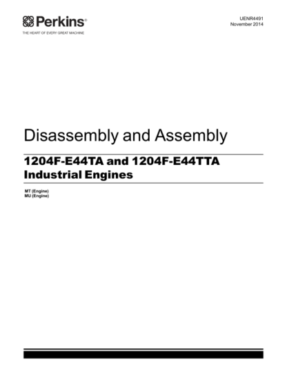 PERKINS 1204F Disassembly and Assembly - Image 2