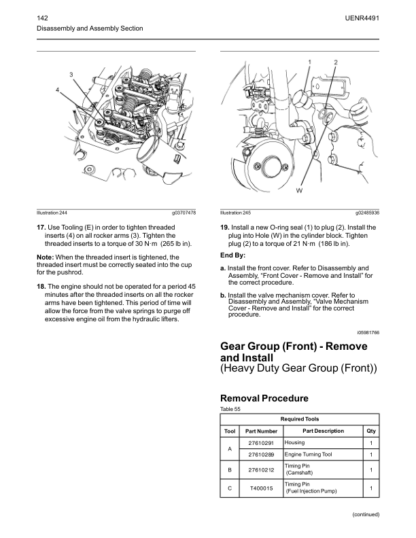 PERKINS 1204F Disassembly and Assembly - Image 7