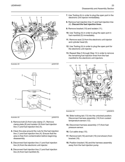 PERKINS 1204F Disassembly and Assembly - Image 10