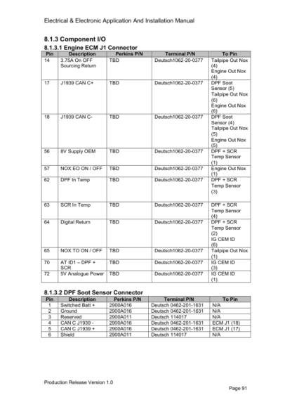 PERKINS 1204F and 1206F Electronic Application and Installation - Image 14