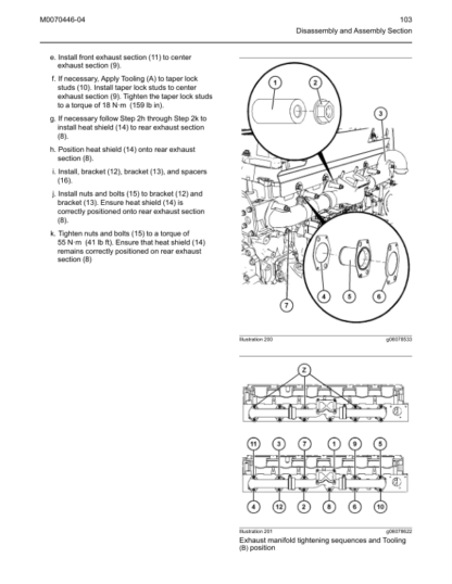 PERKINS 2506F 2506J 2806F 2806J 2806J Disassembly and Assembly - Image 7
