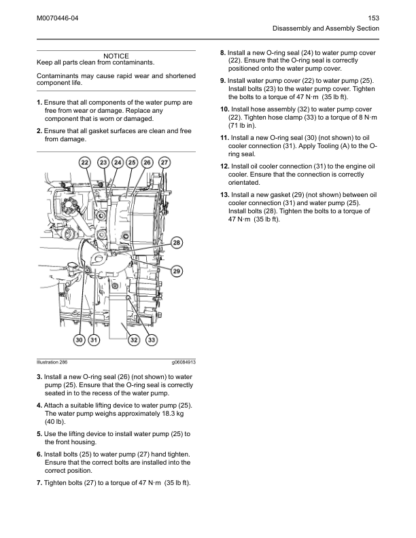 PERKINS 2506F 2506J 2806F 2806J 2806J Disassembly and Assembly - Image 10