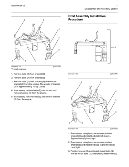 PERKINS 854F, 854E Disassembly and Assembly - Image 10