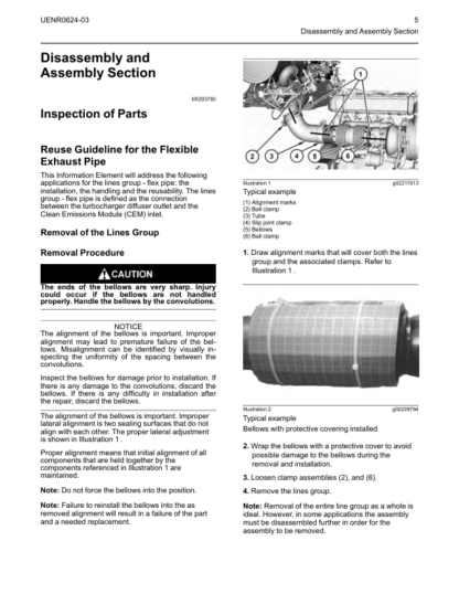 PERKINS 854F, 854E Disassembly and Assembly - Image 5