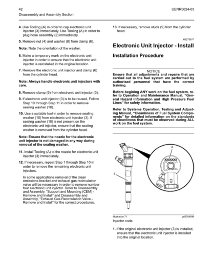 PERKINS 854F, 854E Disassembly and Assembly - Image 7