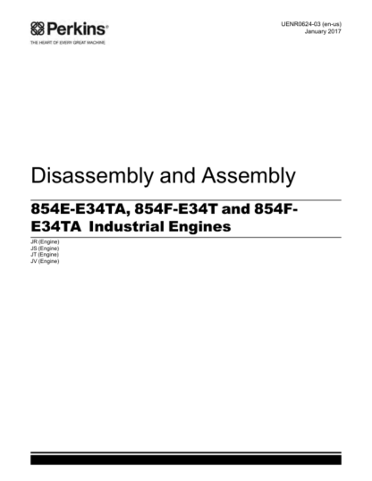 PERKINS 854F, 854E Disassembly and Assembly - Image 2