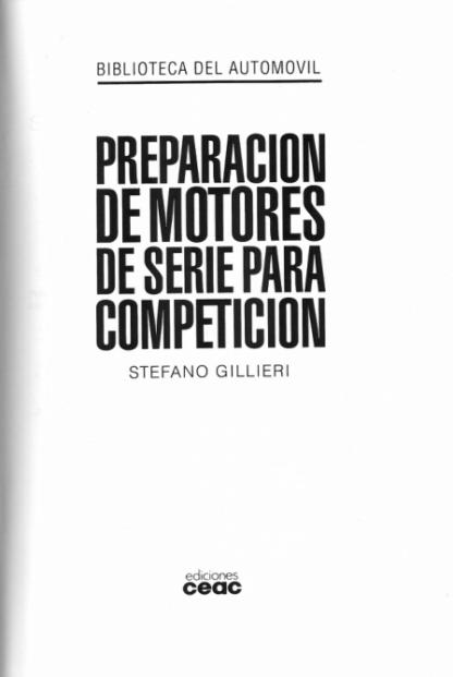 Preparacian De Motores Para Competicion - Stefano Gilieri ES - Image 2